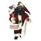Santa's Workshop 15" Black Candy Cane Claus Figurine